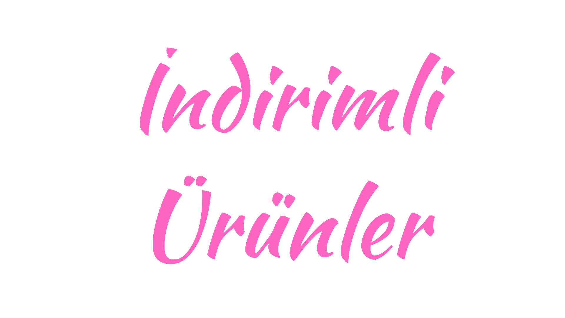 İndirimli Ürünler