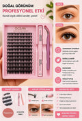 Ocean Takma Kirpik Seti, Kirpik Cımbızı, Eyeliner Yapıştırıcı